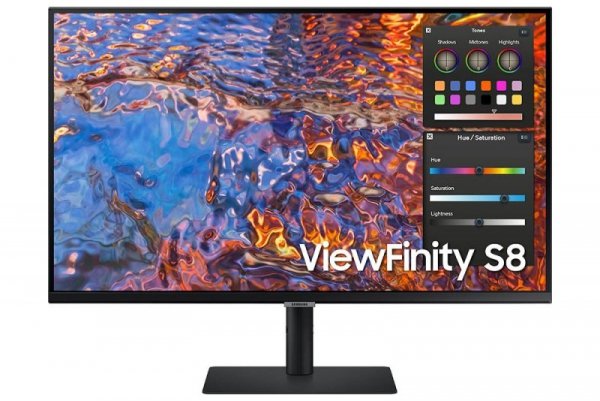 Samsung Monitor 32 cale ViewFinity S80PX IPS 3840x2160 UHD 16:9 1xHDMI 1xDP 1xUSB-C (90W) 3xUSB 3.0 LAN 5ms PinP/PbyP 60Hz HAS+P