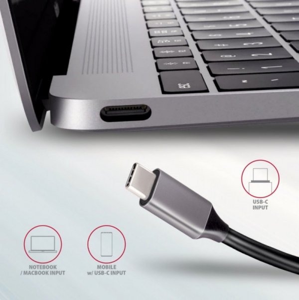 AXAGON HMC-5 Wieloportowy hub USB 5in1, 5Gbps, 2x USB-A, HDMI 4K/30Hz, SD/microSD, PD 100W, 20cm USB-C kabel