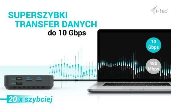 i-tec Stacja dokująca USB-C HDMI Dual DP Docking Station Power Delivery 100 W