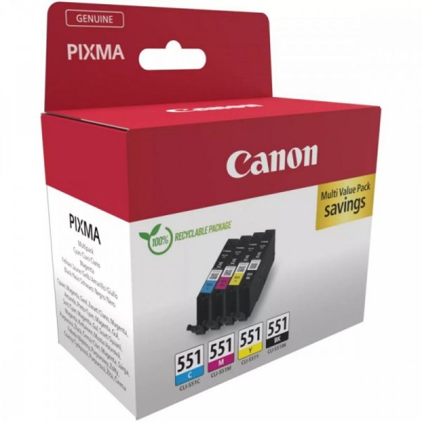 Canon Multipack CLI-551 C/M/Y/BK  6509B015