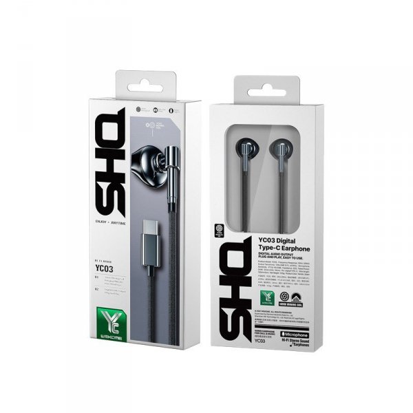WEKOME Słuchawki przewodowe USB-C Tarnish