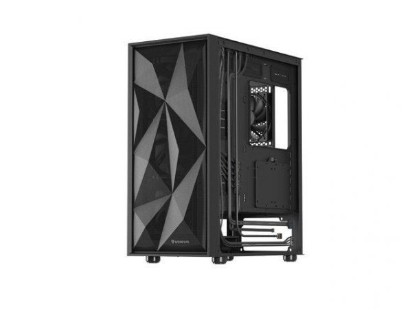 Genesis Obudowa Genesis Diaxid 605F MIDI TOWER USB-C Czarna