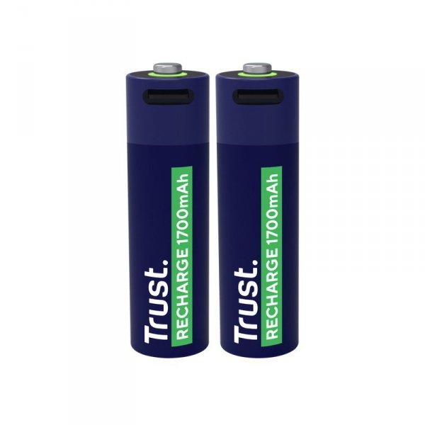 Trust Baterie akumulatory AA USB-C 2 sztuki
