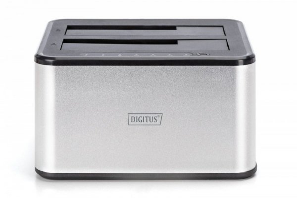 Digitus Stacja dokująca USB 3.0 Super Speed do 2x SSD/HDD 2.5/3.5&quot; SATA III max.2x20TB z funkcją klonowania