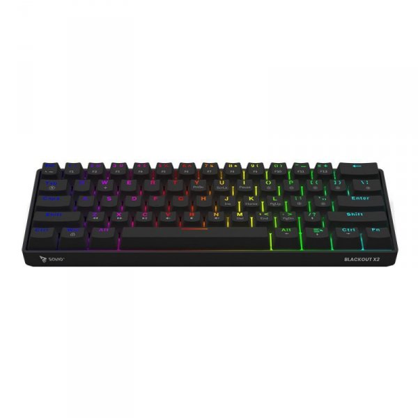Savio Klawiatura mechaniczna BLACKOUT X2 OUTEMU Peach Silent, Hot Swap