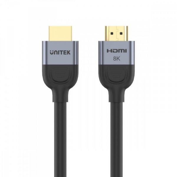Unitek Kabel HDMI 2.1 8K 60Hz 1m; czarny; C11086GY01-1M