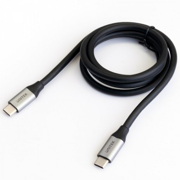 Unitek Kabel USB-C - USB-C PD 100W, 5Gbps, 4K60Hz, 2m, M/M; C14091ABK