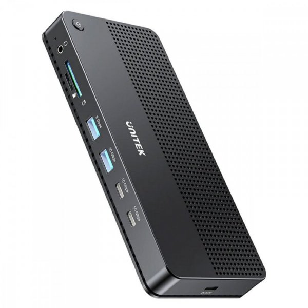 Unitek Stacja dokująca 13w1 USB-C, HDMI 2.1,DP 2.0,RJ45,10GBPs;D1104A01