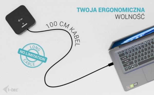 i-tec Stacja dokująca USB-C Dual HDMI Power Delivery 100W