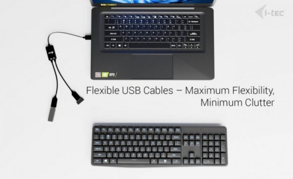 i-tec HUB USB-A Cable 2 port (2x USB-A)