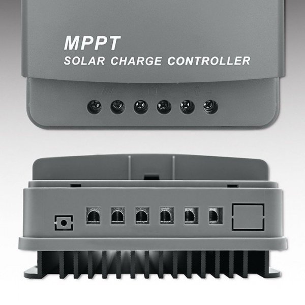 Qoltec Solarny regulator ładowania MPPT z czujnikiem temperatury 40A |  12V/24V | LCD | 2xUSB | Bluetooth | APP | GEL | LiFePO4