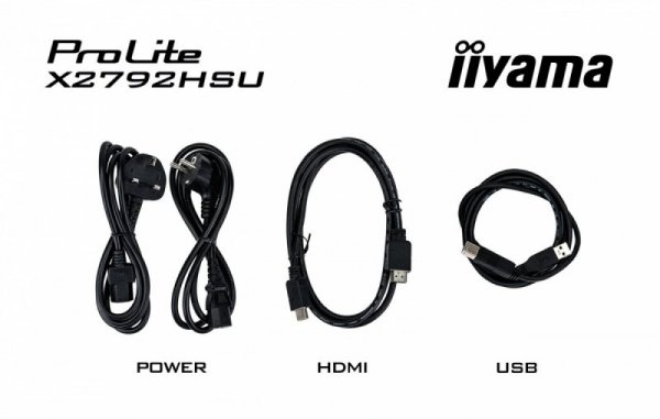 IIYAMA Monitor 27 cali X2792HSU-B1 IPS,FHD,HDMI,DP,120Hz,350cd,4ms,         cienkie ramki, 1500:1, ErP B, USB HUBx2