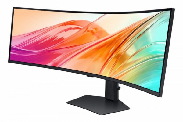Samsung Monitor 49 cali ViewFinity S95UF VA 5120x1440 DQHD 32:9 2xHDMI 1xDP 1xUSB-C 1xUSB-B 3xUSB-A 5ms 120Hz zakrzywiony głośni