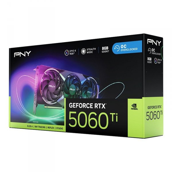 PNY Karta graficzna GeForce RTX5060Ti OC 8G RGB VCG5060T8TFXXPB1-O