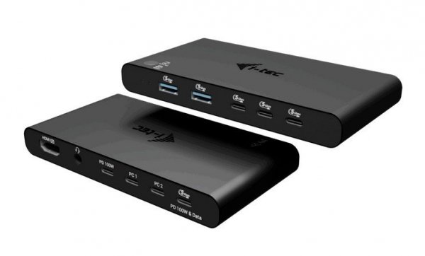i-tec Stacja dokująca KVM Docking Station HDMI 2 Hosts Power Delivery 2x 100W