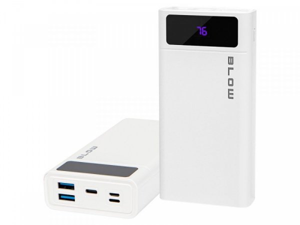 BLOW PowerBank PB20E QC+PD 20W 20000mAh+lightning Biały