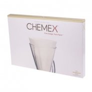 Chemex - Filtry papierowe białe, niezłożone 3 filiżanki
