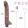 11 REAL SOFTEE Rechargeable Silicone Vibrating Dildo