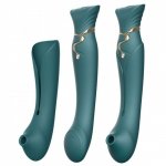 Wibrator - Zalo Queen Set G-Spot Pulsewave Vibrator Jewel Green