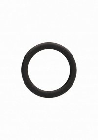 Round Cock Ring - Black - Large 