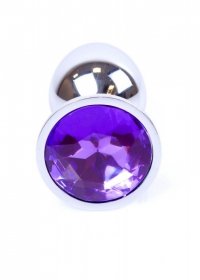 Plug-Jawellery Silver PLUG- Purple 
