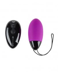 Jajko/wibr-Wibrator - Magic Egg Max Remote control. Func:10.Violet. AAA