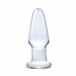 Szklany plug analny - Glas Glass Butt Plug 8,9 cm