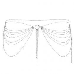 Pasek łańcuszek - Bijoux Indiscrets  Magnifique Waist Jewelry Silver