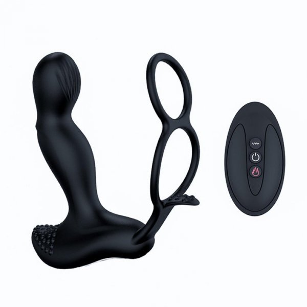 Wibrator-Silicone, Vibrator Vibrator 7 Function and Heating Function, Black