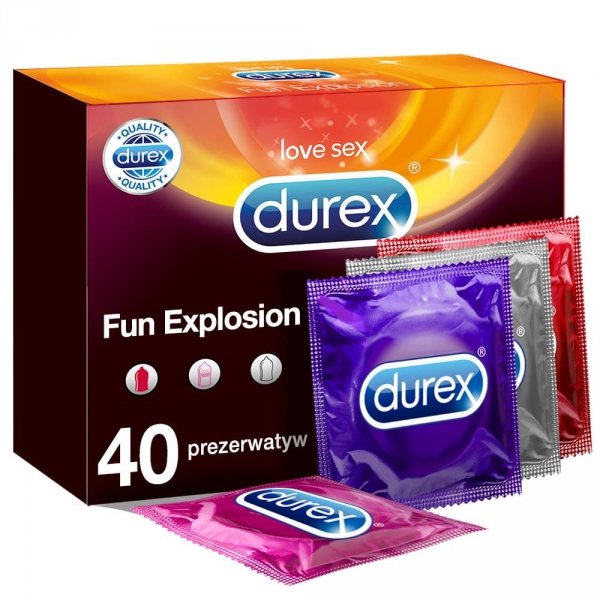 Zestaw Durex Fun Explosion 40 szt. (BOX)