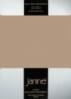 Janine prześcieradło elastic-jersey z gumką nougat