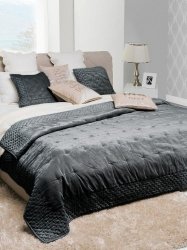 Narzuta typu velvet Alpana czarna 240x220