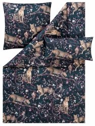 Estella mako-satin Leonida nachtblau 7682 155x200