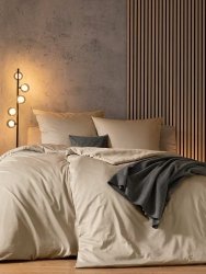 Estella mako satin jednolita Valetta beżowa 7844 200x220