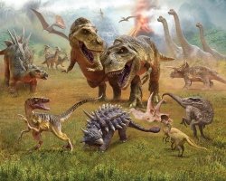 Tapeta 3D Walltastic - dinozaury