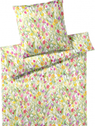 Elegante pościel letnia mako batyst Tulpen 24565 135x200