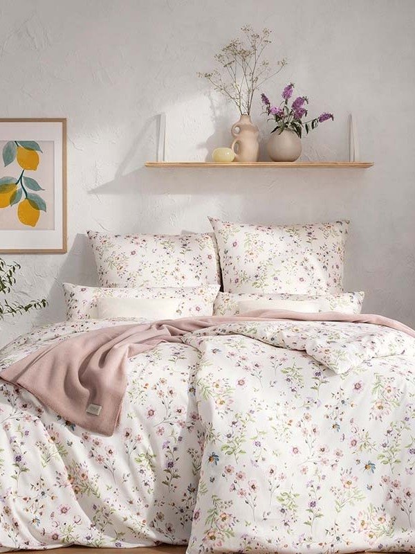 Estella mako-satin Petra elfenbein 7962 155x200