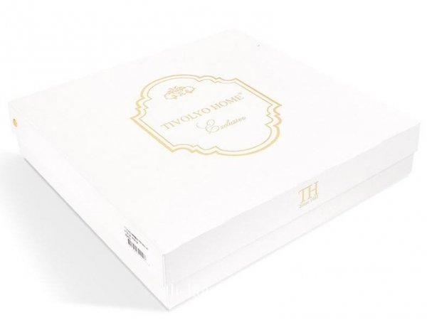 Tivolyo exclusive pościel żakardowo-bambusowa Princess white 200x220