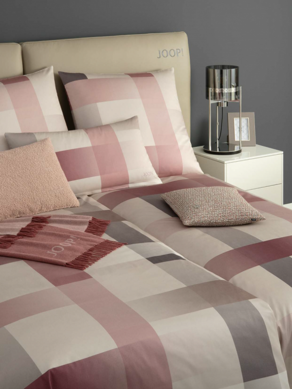 Joop pościel mako-satin Woven blush 4108 200x220