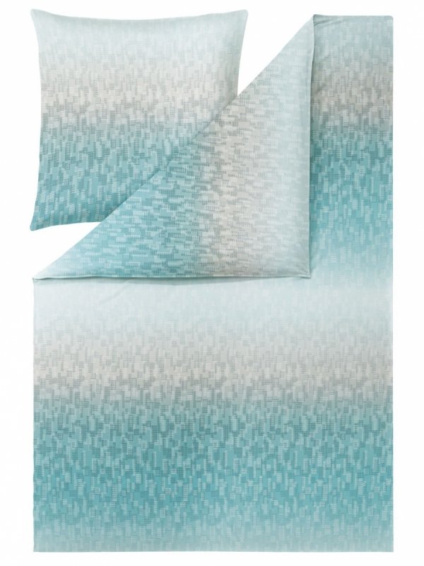 Estella pościel mako- jersey Viktor cyan 6369 155x200