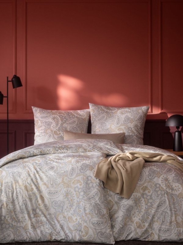 Estella pościel mako- jersey Ella puder 6393 155x200