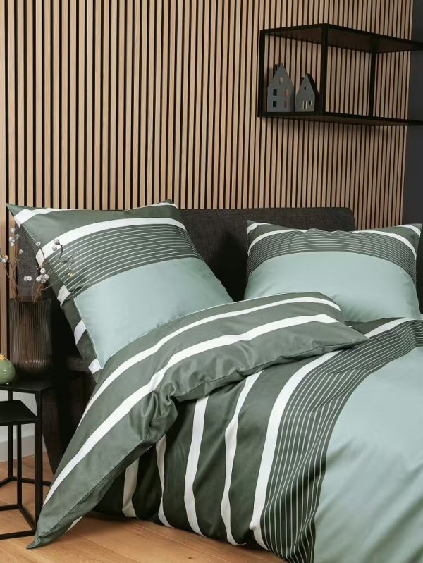 Janine pościel mako-satin J. D. 8468 salbeigrün  135x200