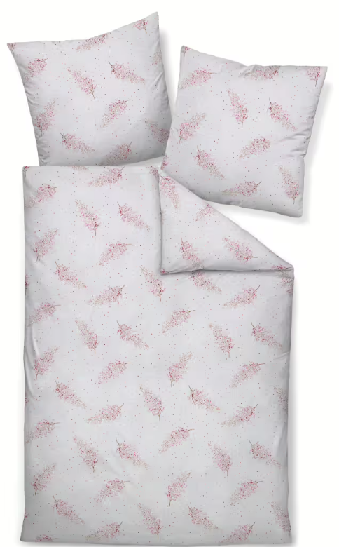 Janine pościel kora satynowa exclusive Tango rot rosa 20163 155x200