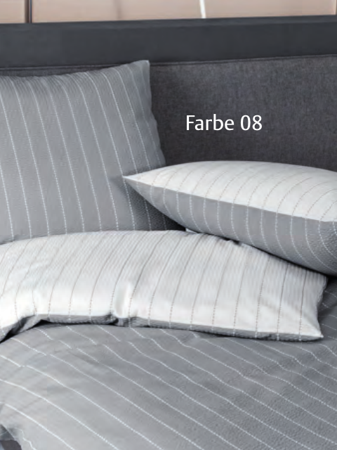 Janine pościel kora satynowa exclusive Tango silber 20020 155x200
