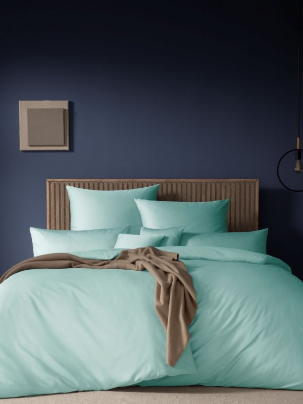 Estella mako satin jednolita Valetta azur 7844 155x200