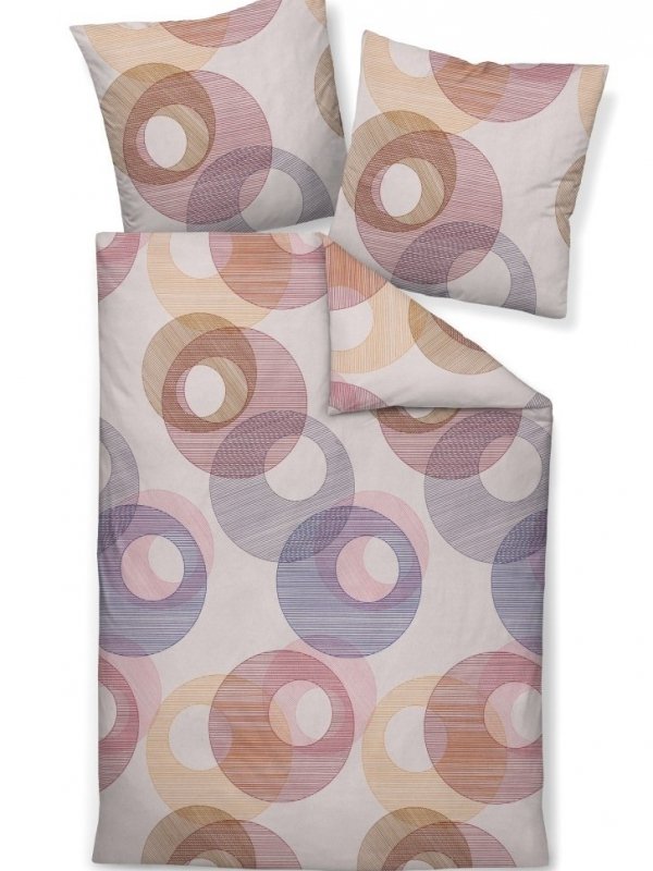 Janine pościel biber Davos 65175 beere 200x220