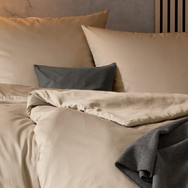 Estella mako satin jednolita Valetta beżowa 7844 200x220