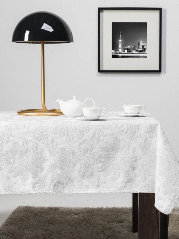 Zasłona żakardowa biel 135x270