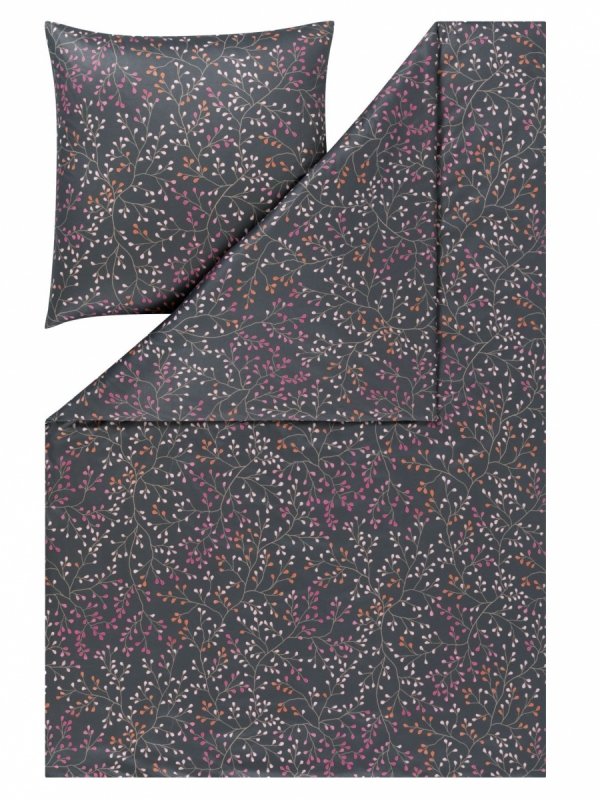 Estella pościel mako- jersey Aline grau 6391 155x200