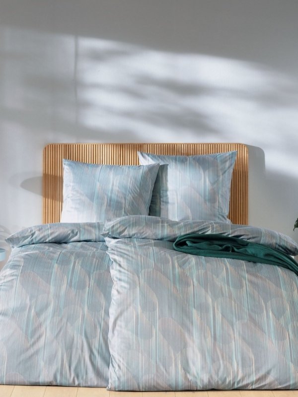 Estella pościel mako- jersey Leon graphit 6390 135x200